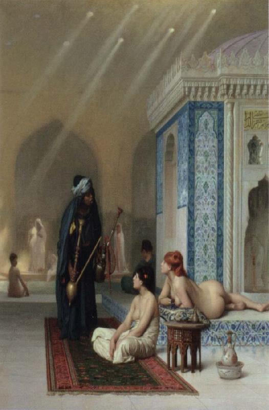 Jean-Leon Gerome Pool in a Harem oil painting image